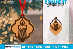 Christmas Ornaments Arabesque lasercut Product Image 1