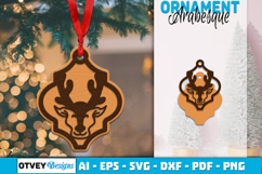 Christmas Ornaments Arabesque lasercut Product Image 1