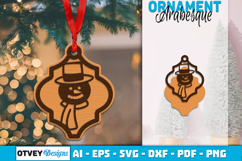 Christmas Ornaments Arabesque lasercut Product Image 1
