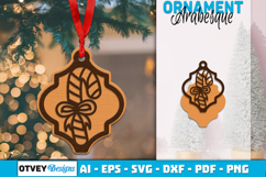 Christmas Ornaments Arabesque lasercut Product Image 1