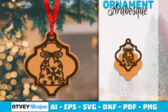 Christmas Ornaments Arabesque lasercut Product Image 1