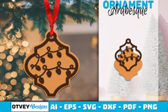 Christmas Ornaments Arabesque lasercut Product Image 1
