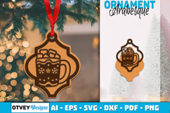 Christmas Ornaments Arabesque lasercut Product Image 1