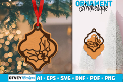 Christmas Ornaments Arabesque lasercut Product Image 1
