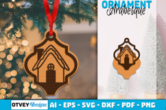 Christmas Ornaments Arabesque lasercut Product Image 1