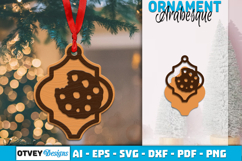 Christmas Ornaments Arabesque lasercut Product Image 1