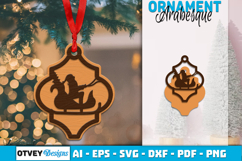 Christmas Ornaments Arabesque lasercut Product Image 1
