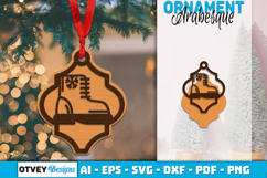 Christmas Ornaments Arabesque lasercut Product Image 1