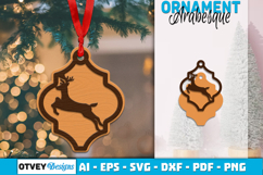 Christmas Ornaments Arabesque lasercut Product Image 1