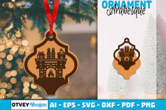 Christmas Ornaments Arabesque lasercut Product Image 1