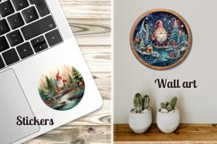 Christmas Gnome Sublimation PNG / 3D Gnome Ornament Bundle Product Image 5