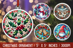 Christmas Ornaments Round Sublimation Bundle Product Image 3