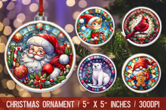 Christmas Ornaments Round Sublimation Bundle Product Image 4