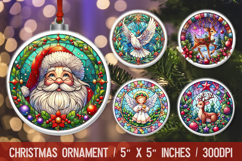 Christmas Ornaments Round Sublimation Bundle Product Image 5