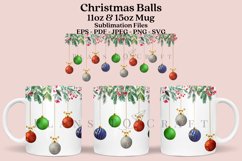 christmas ornaments coffee mug sublimation wrap glass mug wrap svg presized for 11oz and 15oz glass mug are sublimation files