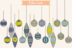 Christmas Ornaments Color | Hand Drawn Tree Ball Decorations Product Image 3