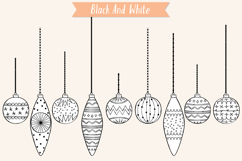 Christmas Ornaments | Hand Drawn Tree Balls Decorations Product Image 4