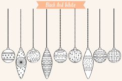 Christmas Ornaments | Hand Drawn Tree Balls Decorations Product Image 5