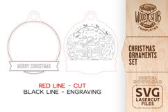 Family Ornament SVG, Christmas Ornaments SVG Product Image 3