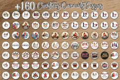 trendy vintage Christmas png designs being used as trendy Christmas ornaments print