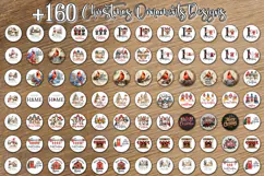 trendy vintage Christmas png designs being used as trendy Christmas ornaments print