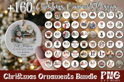 trendy vintage Christmas png designs being used as trendy Christmas ornaments print