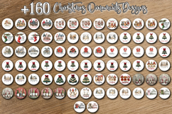 trendy vintage Christmas png designs being used as trendy Christmas ornaments print