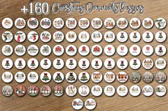 trendy vintage Christmas png designs being used as trendy Christmas ornaments print
