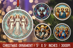 Christmas Ornaments Sublimation PNG Product Image 1
