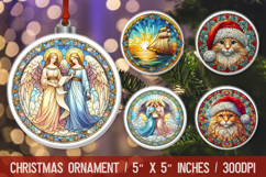 Christmas Ornaments Sublimation PNG Product Image 1