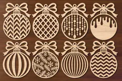 Christmas Ornaments Svg Laser Cut Files Product Image 2
