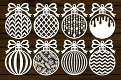 Christmas Ornaments Svg Laser Cut Files Product Image 3