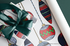 Christmas Ornaments Color | Hand Drawn Tree Ball Decorations Product Image 8