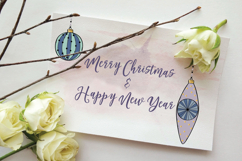 Christmas Ornaments Color | Hand Drawn Tree Ball Decorations Product Image 9