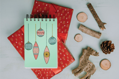 Christmas Ornaments Color | Hand Drawn Tree Ball Decorations Product Image 10