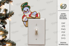 Christmas Outlet Decor Laser Cut. Light Switch Decor Product Image 1