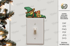 Christmas Outlet Decor Laser Cut. Light Switch Decor SVG Product Image 1