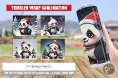 Tumbler Wrap Cartoon Christmas Panda Product Image 1