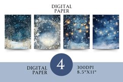 Blue Christmas Paper Junk Journal Product Image 1