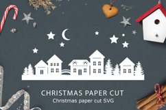 Christmas paper cut / Christmas SVG File Product Image 1