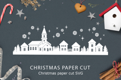 Christmas paper cut / Christmas SVG File Product Image 1