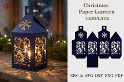 Christmas Paper Lantern Template Product Image 1