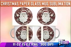 Christmas Paper Mug Sublimation|Christmas Mug Paper Quilling Product Image 1