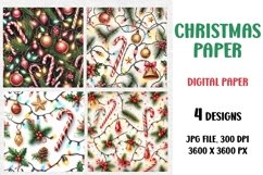 Christmas Junk Journal, Digital Paper Product Image 1