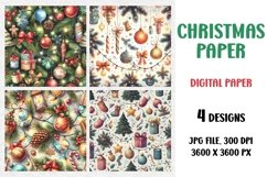 Christmas Junk Journal, Digital Paper Product Image 1