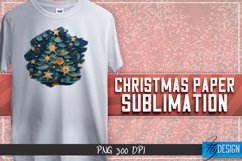Christmas Paper Sublimation Design |Christmas Paper Design Product Image 2