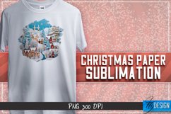 Christmas Paper Sublimation Design |Christmas Paper Design Product Image 3
