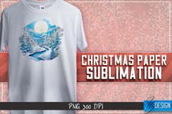 Christmas Paper Sublimation Design |Christmas Paper Design Product Image 5
