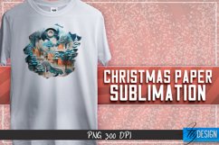 Christmas Paper Sublimation Design |Christmas Paper Design Product Image 6