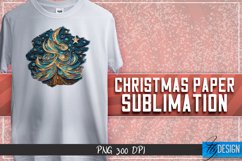 Christmas Paper Sublimation Design |Christmas Paper Design Product Image 1